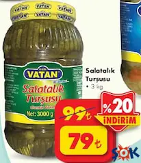 SALATALIK TURŞUSU 3 KG SALATALIK TURŞUSU 3 KG